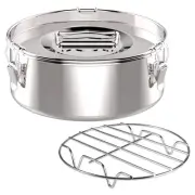 Flan Pan Mold, Stainless Steel Flan Mold with Lid - Flan Maker for9825