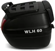 40L Large Motorcycle Motorbike Top Box Top Mounted Rack Backrest for 2 Helmets