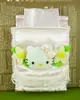 【震撼精品百貨】Hello Kitty 凱蒂貓 捲筒衛生紙套-蕾絲-黃花圖案【共1款】 震撼日式精品百貨