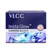 VLCC Insta Glow Diamond Bleach (5 PC X 60 Gram) With Colloidal Diamond,Aloevera