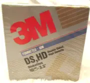 3M High Density 3.5” Diskettes 10 Pack IBM Formatted DS HD Floppy Disks NEW