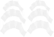 uxcell Silicone Swimming Gloves, 3 Pair Webbed Swim Gloves Finger Frog Type Water Resistance Gear Paddle Fins for Aquatic Training, White, S/M/L