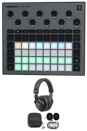Novation Circuit Rhythm Beatmaking Sampler Groovebox/Drum Machine + Headphones