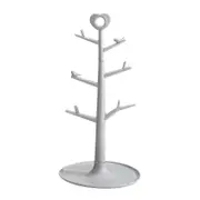 Coffee Cup Holder Mug Storage Rack Tree Shape Hanging Drain Cups Holder Kitchen Grey