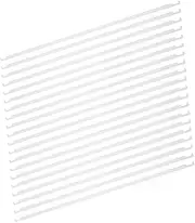 Angoily 20pcs Folder Hanging Sticker Office Accessories Wall Office Organizer File Bar Metal Hanging Clip Desk Receipt Holder Metal Bars Rods File Hangers Hanging Bar Frame Iron White