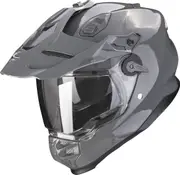 Scorpion ADF-9000 Air Solid Motocross Helmet, grey, Size XL for Men
