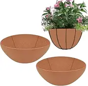 Planter Liner,Fabric Plant Basket Liners | Set of 3, Pre Cut Round Planter Insert for Outdoor Garden Planting Landscaping