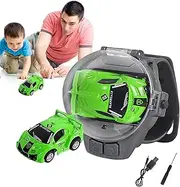 Watch Remote Control Car for Kids | Cartoon Cool Watch Wrist Racing Car 2.4 GHz,Car Watch, Long Distant USB Charging Interactive Game Toys for Birthday Gift, Boys and Girls