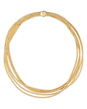 Marco Bicego 18K Yellow Gold Cairo Multi-Strand Collar Necklace, 17