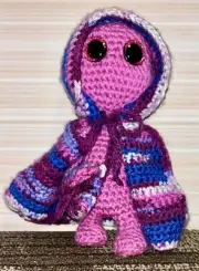 CROCHETED 7" CLOAKED IMPKIN PLUSHY *FREE SHIPPING*