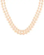 Splendid Pearls 7-8mm Freshwater Pearl Endless 100in Necklace