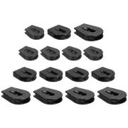 15Pcs Wheeled Cord Locks for Drawstring Toggle Slider Stopper, 0.8/0.9/1.5 Inch