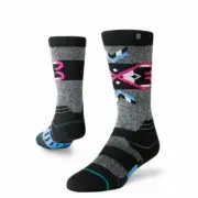 STANCE Youth Kid's Crew Snow Socks NORDIC MAZE Y - GRY - Medium (11-1) - NWT