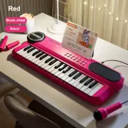 Multifunctional 37-Key Electronic Piano Keyboard with Microphone for Kids