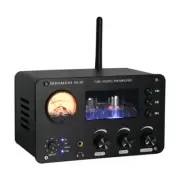 HiFi Vacuum Tube Preamp Stereo Bluetooth Receiver USB Player Desk Headphone Amp