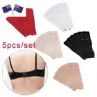 Women Two rows of two buckle Strapless Bra Extender 2 Hooks Bra Extension Strap