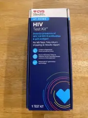 CVS HEALTH AT HOME COMMON TEST KIT NO LAB FEES BOXED Exp 10/26