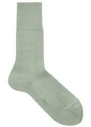 Falke Tiago Cotton-blend Socks - Light Green - 10 11 (IT45-46) 10 11 (IT45-46)