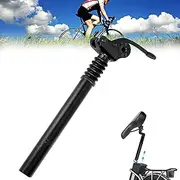 Bike Seat Post, 25.4/27.2/28.6/30.4/31.8/33.9×300mm Bicycle Flip Seat Post, Inner Adjustable Damper Seat Post, for Most Mountain and City Bikes