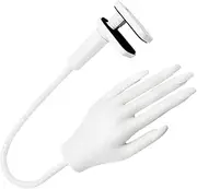 SHERCHPRY Nail Practice Hand Model Reusable Manicure Practice Tool for Nails Easy to Clean Durable Soft and Showcasing