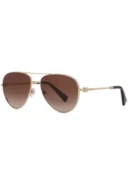 Valentino Val Metal Aviator SG - Brown ONE ONE