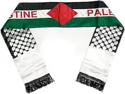 [LORJE] Palestine Flag Scarf, Palestine Scarf，Long Scarf Neck Warmer Arab Scarf Men and Women, Islamic Gifts