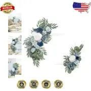 2-Piece Floral Eucalyptus Garland for Weddings - Indoor/Outdoor Swag Decor