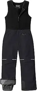 [Pursky] Kid's Snow Pants Girl's Winter Ski Bibs Insulated Waterproof Snowpants Fleece Snowboarding Overalls Snowbibs
