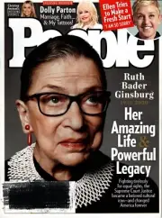 People Magazine - 05 Oct 2020 - Feat. "RUTH BADER GINSBURGH 1933-2020"