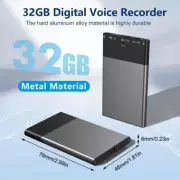 6mm Voice Recorder Digital Activated 8GB Mini Sound Audio Dictaphone MP3 Records