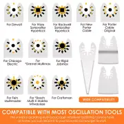 25Pcs Oscillating Multitool Scraper Blade Oscillating Tool Scraper Blade·-