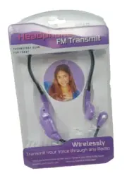 Cyber Gear Headphone Fm Transmit - Purple
