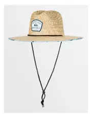 [Quiksilver] Outsider Straw Lifeguard Hat The Chase in Sterling Blue