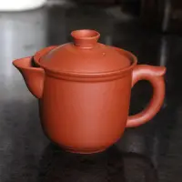 在飛比找樂天市場購物網優惠-早期中國宜興款老杯子紫砂帶蓋過濾茶杯公道杯160CC小壺養生