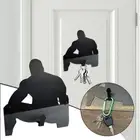 Black Metal Coat Hook Easy Use Door Hanging Rack Barry Key Holder Hanger Door