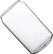 Glass Water Cup Reusable Can Cup for Restaurant Cafe Home Office Multi-Function Use for Milk Juice Beverage
