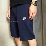 【HYDRA】NIKE JERSEY SHORTS 輕薄 透氣 AW77 字勾 棉褲 短褲 深藍【804419-451】