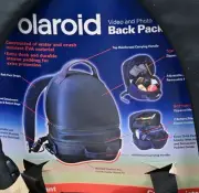 Polaroid Video Camera Bag Backpack Black New With Tags