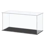Acrylic Display Case Plastic Box Cube Storage Dustproof Showcase 41x16x20.5cm