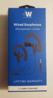 New Just Wireless-Wired Earphones-Microphone For Audio 3.5 mm jack Free shipping