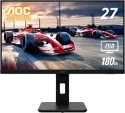 AOC 27G15 27" Gaming Monitor, Full HD 1920x1080, 180Hz 1ms, 1x HDMI 2.0, 1x NEW