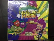 BULK NOVELTY LOLLIES ELECTRO FUSION SUPER GEL CANDY MIX BOX 18x 60g UNITS SOUR