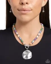 Paparazzi Necklace Set “Textured Trinket - Multi”