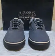 New Sperry Striper CVO 7 M navy canvas (6389)