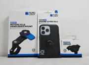 QUAD LOCK KIT iPHONE 14 PRO MAX MAG Case, Dampener, Handlebar Mount *EXPRESS*