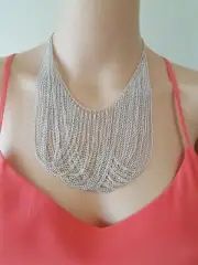 NWT PORTMANS Silver Fashion Layered Necklace RRP: $19.00