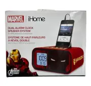 Iron Man Dual Alarm Clock Speaker System (MR-M23)