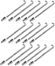 SUPVOX 48PCS Banjo Hook Durable Brackets Flat Hooks Nuts Accessories for Complete Instrument Repair Ergonomic Design Precision Tools for Musicians