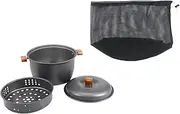GARENDE Camping Soup Pot Cookware Outdoor Cooking Pot for Fishing Kitchen Traveling