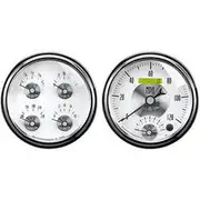 Autometer Prestige Pearl Quad Kit Quad Gauge & Tachometer/Speedo Combo - 5 Inch, AU2008